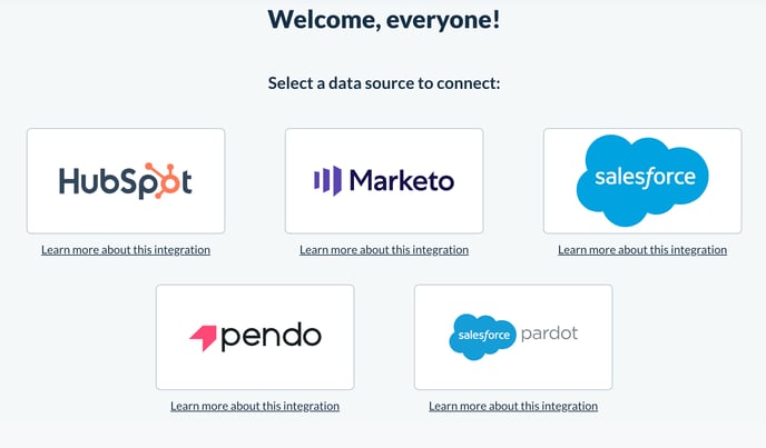 Klearly data source integration screenshot